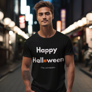 Modernes Minimalistisches Halloween - Personalisie T-Shirt