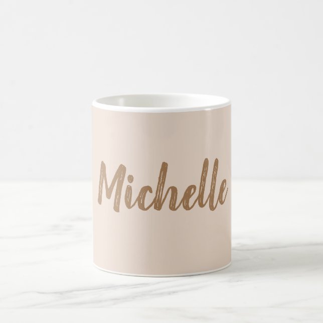 Modernes Minimalistisches Hinzufügen Kaffeetasse (Mittel)