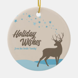 Modernes, minimalistisches Hirschmuseum Nicht-Foto Keramik Ornament