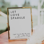 modernes minimalistisches Hochzeitszeichen Einladung<br><div class="desc">Dieses moderne,  minimalistische Sende-off-Zeichen zeichnet sich durch eine schlichte,  einfache   saubere Anordnung mit einem modernen Schriftart aus. Editieren Sie alle Texte,  Farben und Schriftart,  damit diese Hochzeitstisch-Top-Zeichen zu Ihrem Event passen   persönlicher Stil!</div>