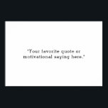 Modernes Minimalistisches individuelles Angebotspo Poster<br><div class="desc">Erstellen Sie Ihre eigene, maßgeschneiderte Poster-Wandkunst mit minimalistischer Typografie.</div>