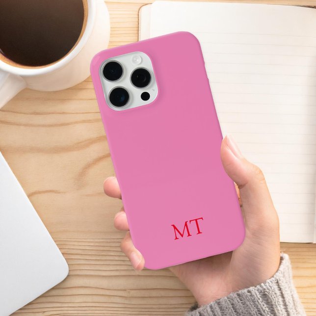 Modernes Minimalistisches Initial-Monogramm iPhone Hülle (Von Creator hochgeladen)