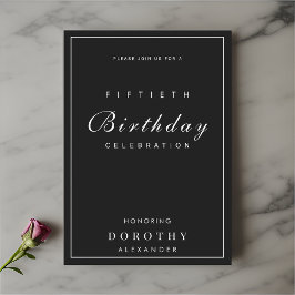 Modernes Minimalistisches JEDES Meilenstein Erwach Einladung