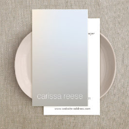 Modernes Minimalistisches Leuchtsilber Beruflich Visitenkarte