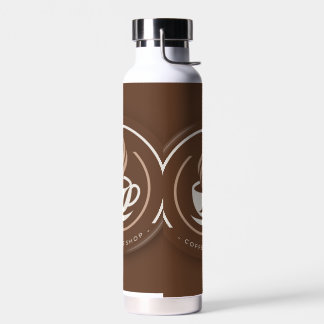 Modernes minimalistisches Logo für ein Café Trinkflasche