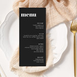 Modernes Minimalistisches Menü mit Schwarz-weißen  Menükarte<br><div class="desc">Modernes Minimalistisches Menü mit Schwarz-weißen Vorlagen</div>