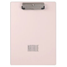 Modernes, minimalistisches Monogramm niedlich rosa