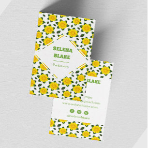 Modernes, Minimalistisches Muster Visitenkarte