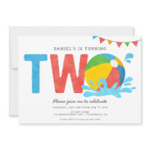 Modernes Minimalistisches Pool Party