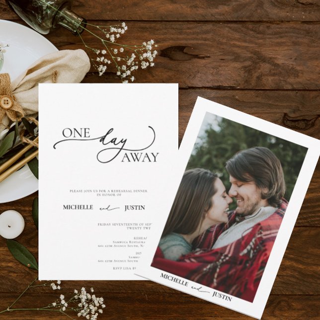 Modernes Minimalistisches Probe-Dinner Invita Einladung (Von Creator hochgeladen)