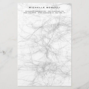 Modernes minimalistisches professionelles graues D Briefpapier