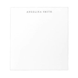 Modernes Minimalistisches Schlicht Einfaches Schwa Notizblock