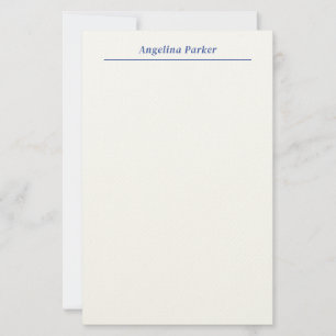 Modernes Minimalistisches, Schlichtes, einfaches B Briefpapier
