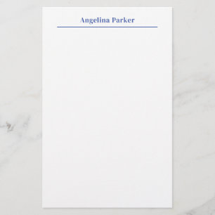 Modernes Minimalistisches, Schlichtes, einfaches B Briefpapier