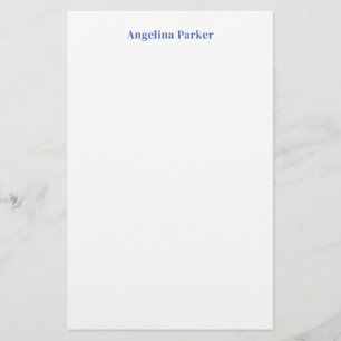 Modernes Minimalistisches, Schlichtes, einfaches B Briefpapier