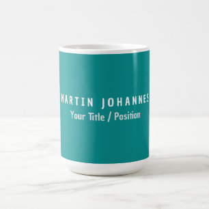 Modernes Minimalistisches Schlichtes Elegantes Bla Kaffeetasse