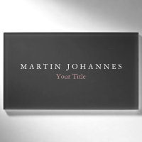 Modernes, Minimalistisches Schlichtes Elegantes Gr