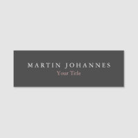Modernes, Minimalistisches Schlichtes Elegantes Gr