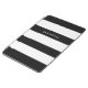 Modernes Minimalistisches Schwarz-Weiß-Muster iPad Air Hülle (Seitenansicht)