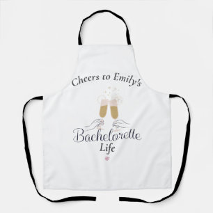Modernes Minimalistisches Script Bachelorette Indi Schürze