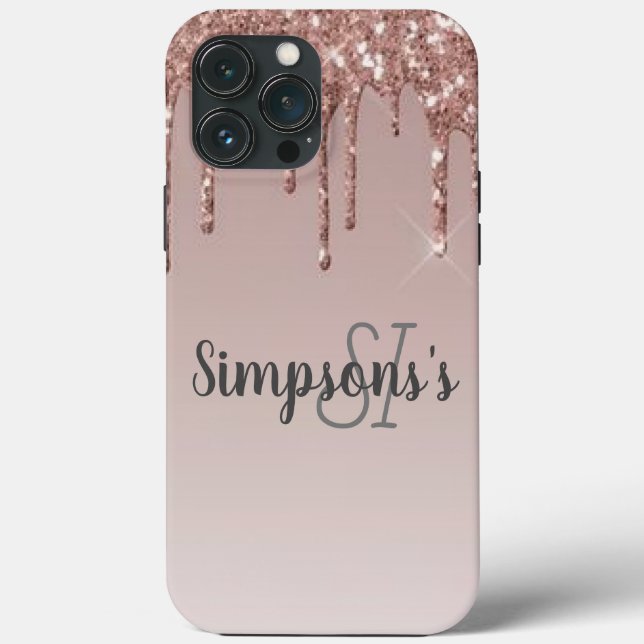 Modernes Minimalistisches Script Case-Mate-iPhone  Case-Mate iPhone Hülle (Rückseite)