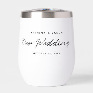 Modernes Minimalistisches Script-Hochzeitsgeschenk