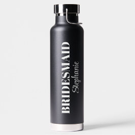 Modernes Minimalistisches Script-Hochzeitsskript-B Trinkflasche