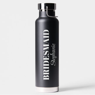 Modernes Minimalistisches Script-Hochzeitsskript-B Trinkflasche