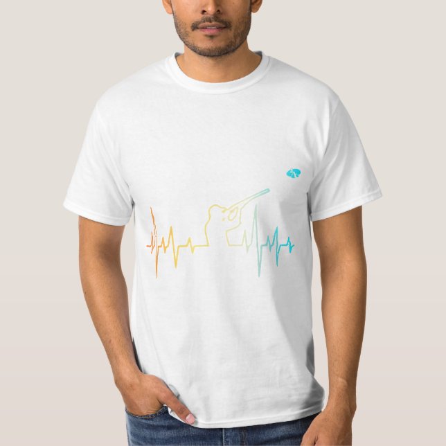 Modernes Minimalistisches T-Shirt (Vorderseite)