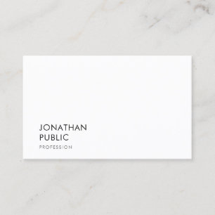 Modernes Minimalistisches Template Beruflich Elega Visitenkarte