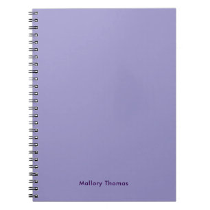 Modernes minimalistisches trendiges lila Süßes Notizblock
