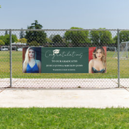 Modernes Minimalistisches Twins Abschluss Foto Par Banner