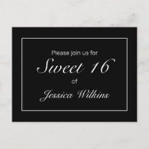 Modernes Minimalistisches Weißschwarzes Süß 16