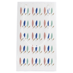Modernes, minimalistisches Wrapping Paper für Blät Kleine Geschenktüte