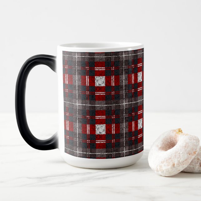 Modernes Minimalmuster Verwandlungstasse (Mit Donut)