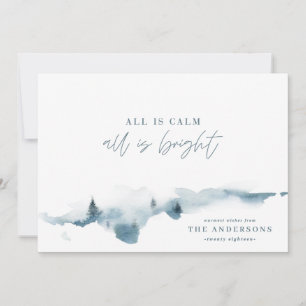 Modernes Minimum alles ruhig Weihnachten Urlaub