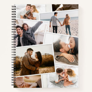 Modernes Minimum von 8 Foto elegant Notizbuch