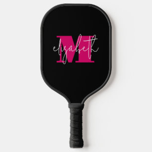 Modernes Mit Monogramm Pickleball Schläger