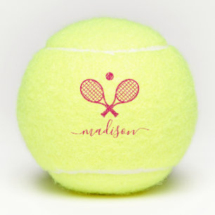 Modernes Mit Monogramm Tennisbälle