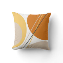 Modernes Mittelalter Abstrakt Mustard Rust Brown