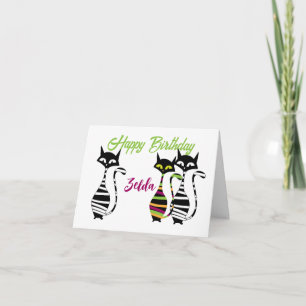 Modernes Mittelalter Katzen bearbeiten Text Karte