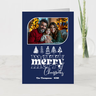 Modernes Mitternachtshandgezeichnetes Weihnachtsfe