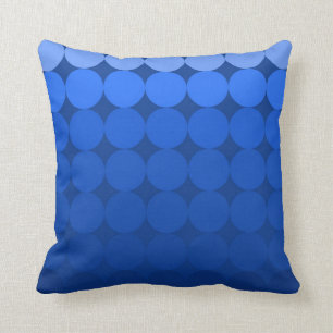 Modernes Mod-Pop-Kissenblau aus dem Mittelalter Kissen