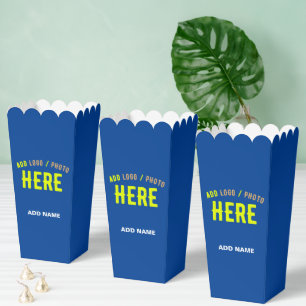 MODERNES MODERNES KUSTOM COBALT BLAUE BRANDPOPCORN GESCHENKSCHACHTEL