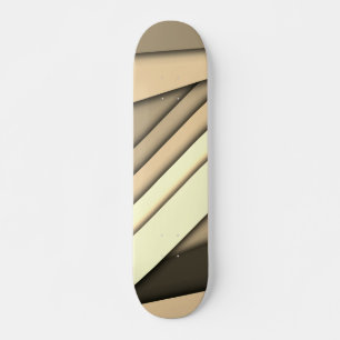 Modernes Monochrome Tan Skateboard