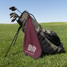Modernes Monogram-Branding-Logo Stilvoll Burgund