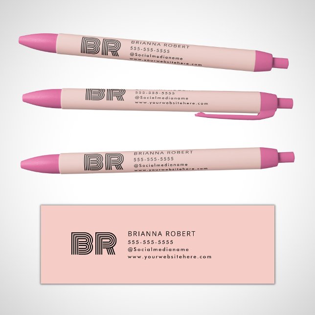 Modernes Monogram-Branding-Logo Stilvoll in Trendy Kugelschreiber (Von Creator hochgeladen)