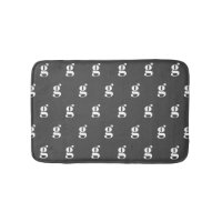 Modernes Monogramm Anfangsbuchstaben Schwarz-weiße