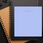 Modernes Monogramm einfach und stilvoll Notizblock<br><div class="desc">Modernes Monogramm Einfach und stilvoll Notepad</div>