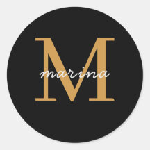 Modernes Monogramm personalisiert